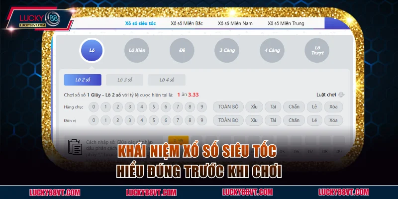 Hiểu đúng về khái niệm xổ số siêu tốc